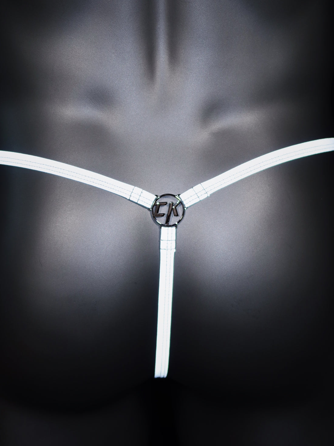 (READY TO SHIP) Reflective G•String - Silver Grey